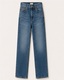 High-Rise Straight Jeans
