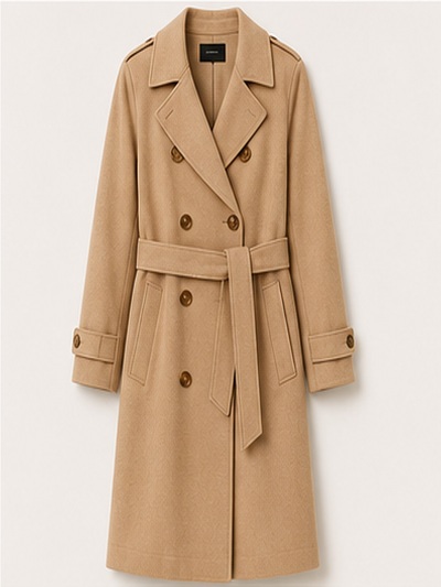 Classic Wool Trench Coat